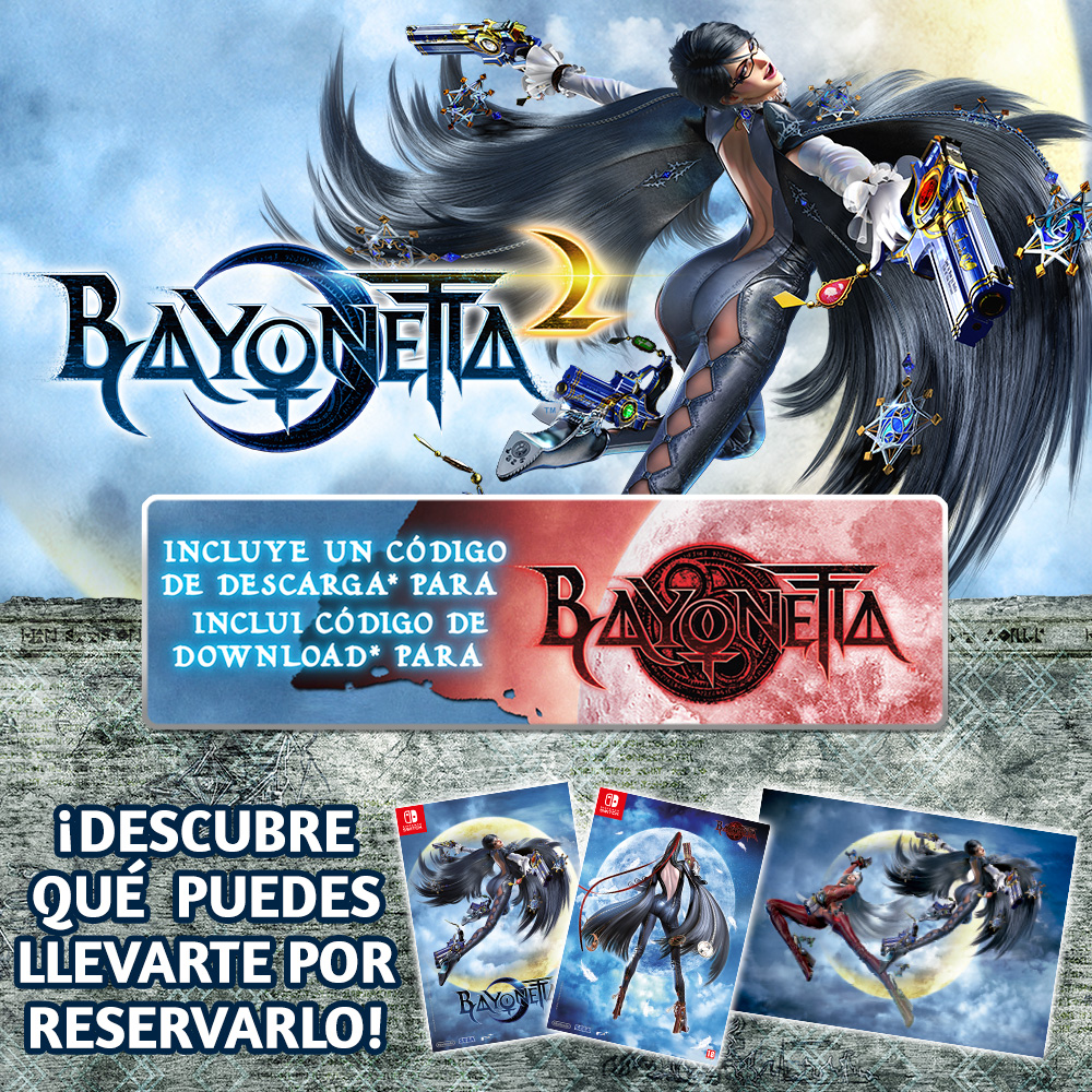 ¡Descubre qué te puedes llevar por reservar Bayonetta 2!