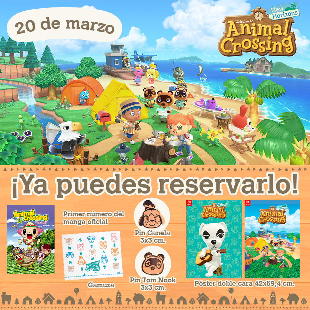 ¡Ya puedes reservar Animal Crossing: New Horizons!