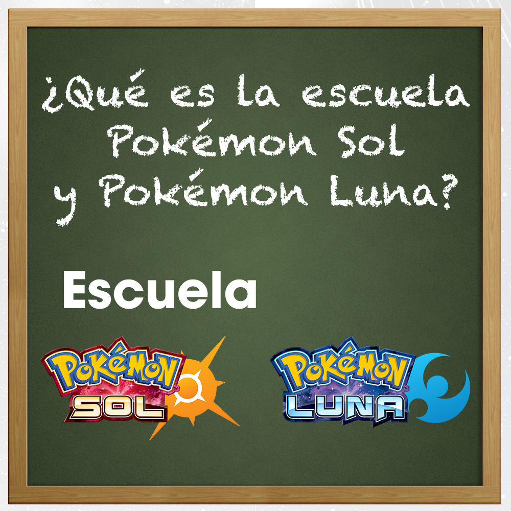 ¿Qué es la Escuela Pokémon Sol y Pokémon Luna?