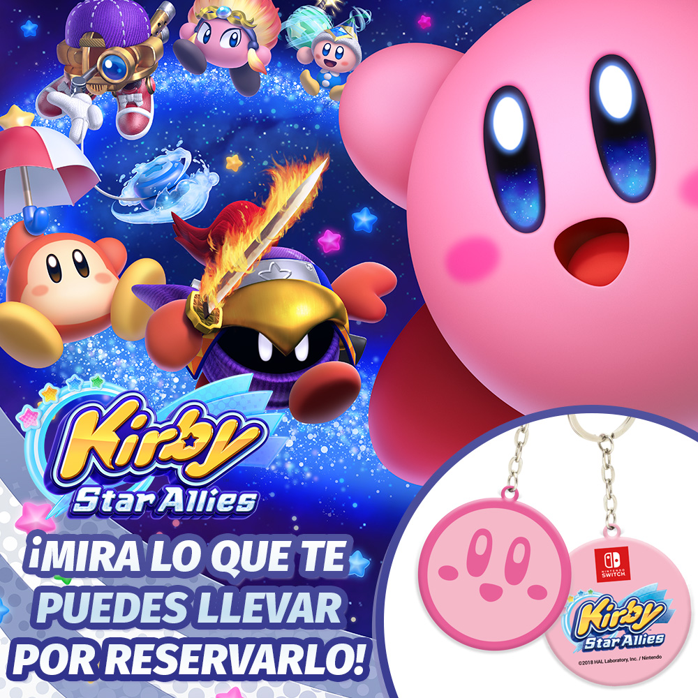 ¡Ya puedes reservar Kirby Star Allies!
