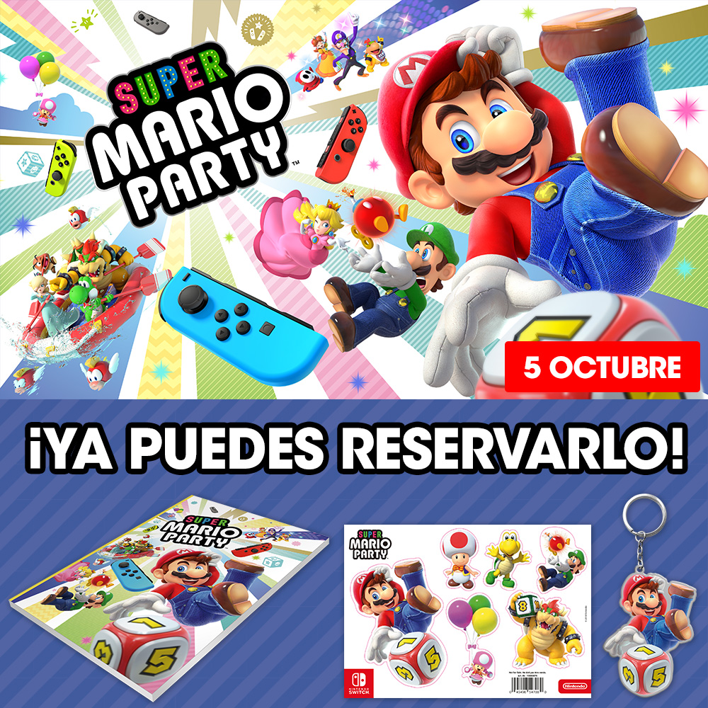 ¡Ya puedes reservar Super Mario Party!
