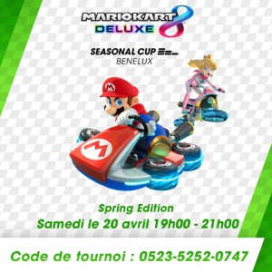 Rejoignez la Mario Kart 8 Deluxe Seasonal Cup Benelux 2024 ! 