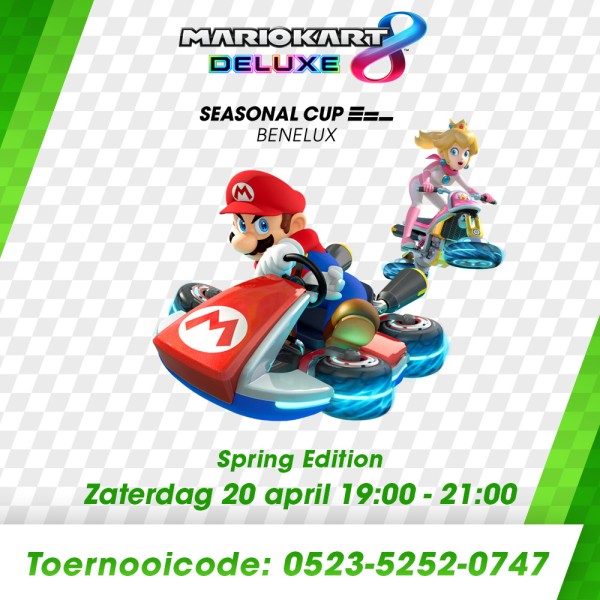  Doe mee met de Mario Kart 8 Deluxe Seasonal Cup Benelux 2024!