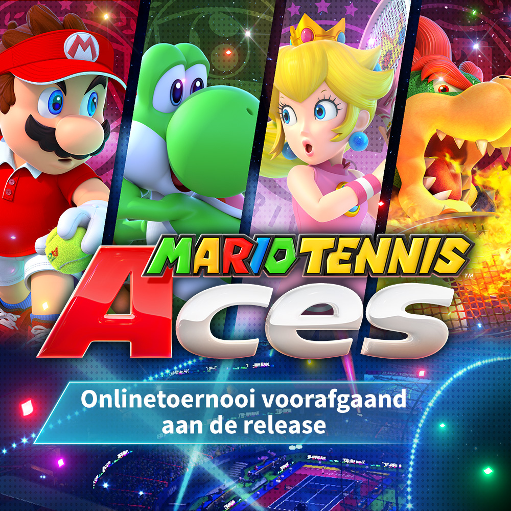 Het onlinetoernooi voorafgaand aan de release van Mario Tennis Aces begint op 1 juni!