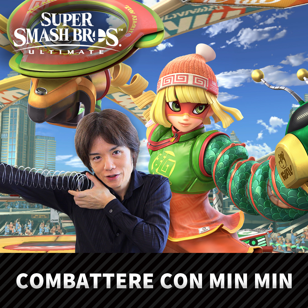 Min Min di ARMS si unisce alla lotta in Super Smash Bros. Ultimate il 30 giugno!