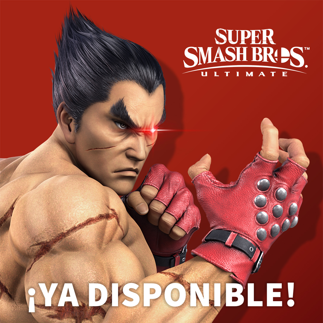 ¡Kazuya se une al plantel de Super Smash Bros. Ultimate como luchador descargable!