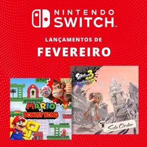 Descobre os jogos que chegarão à Nintendo Switch este mês – fevereiro de 2024!
