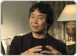 Assiste a entrevistas exclusivas com Shigeru Miyamoto, o criador de Mario