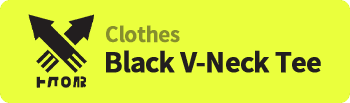 Black V-Neck Tee