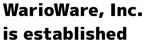 WarioWare, Inc. is established