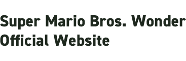 Super Mario Bros. Wonder Official Website
