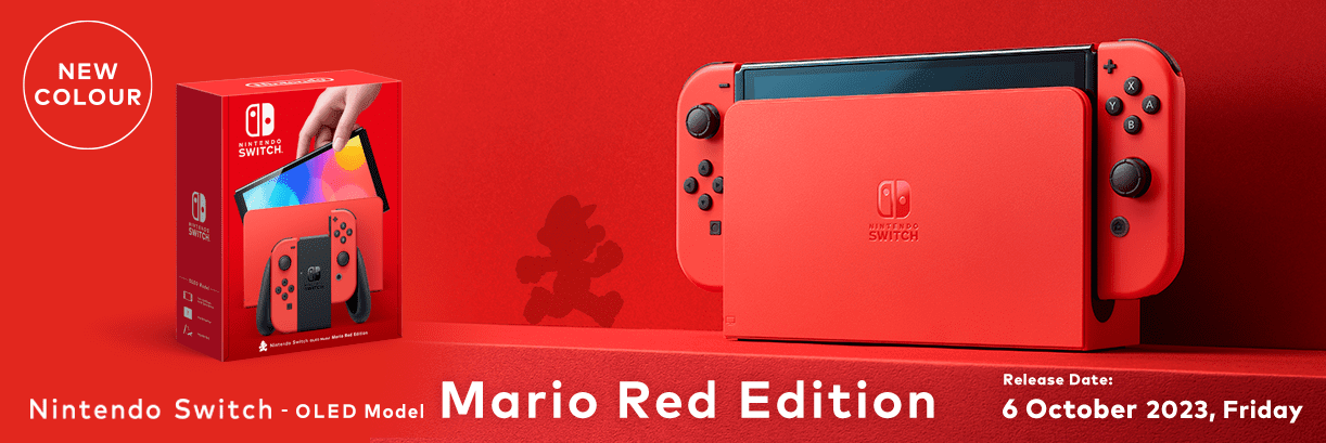 Nintendo Switch - OLED Model Mario Red Edition