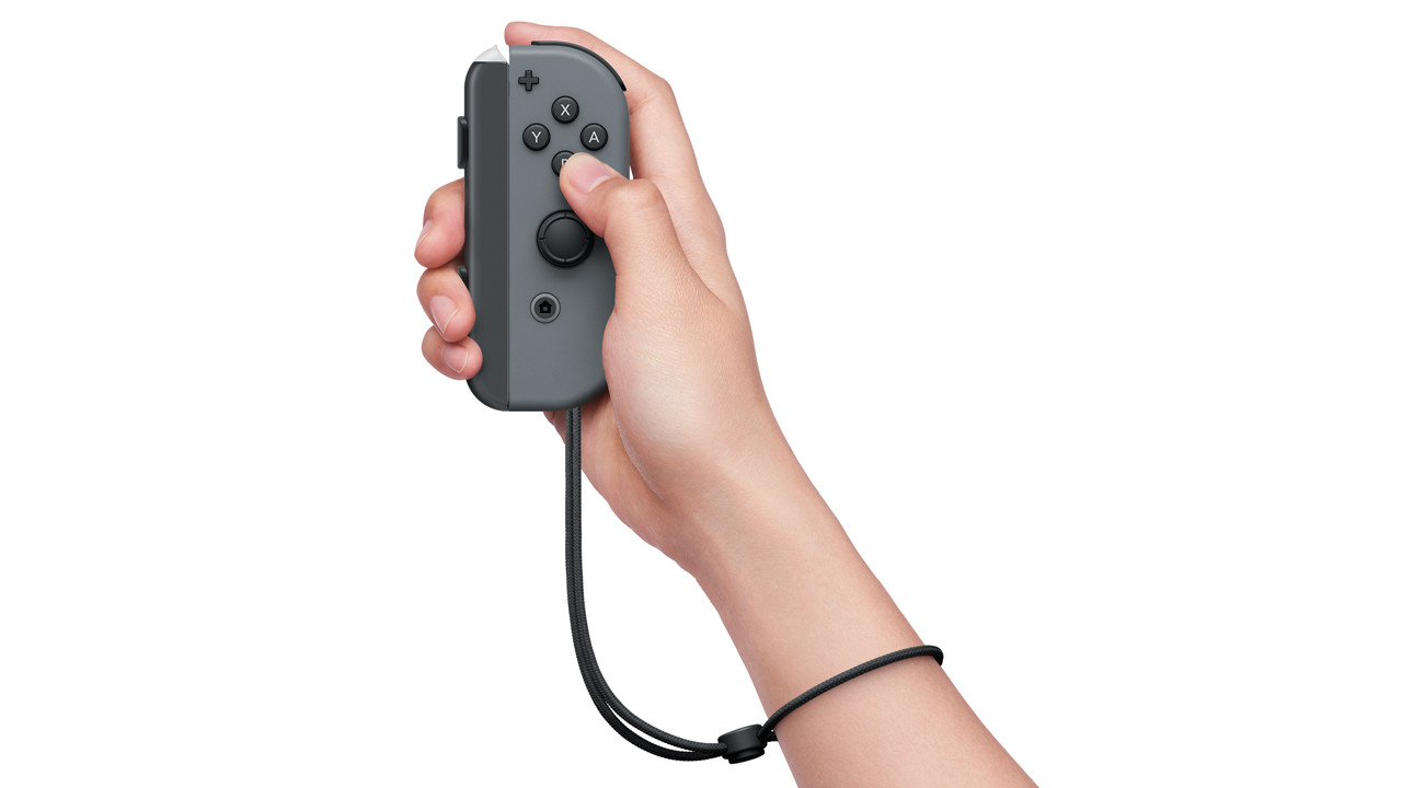When playing a game that involves swinging or waving a Joy-Con about, make sure the strap lock is tightened so the strap cannot slip off your wrist, and hold the Joy-Con tightly.