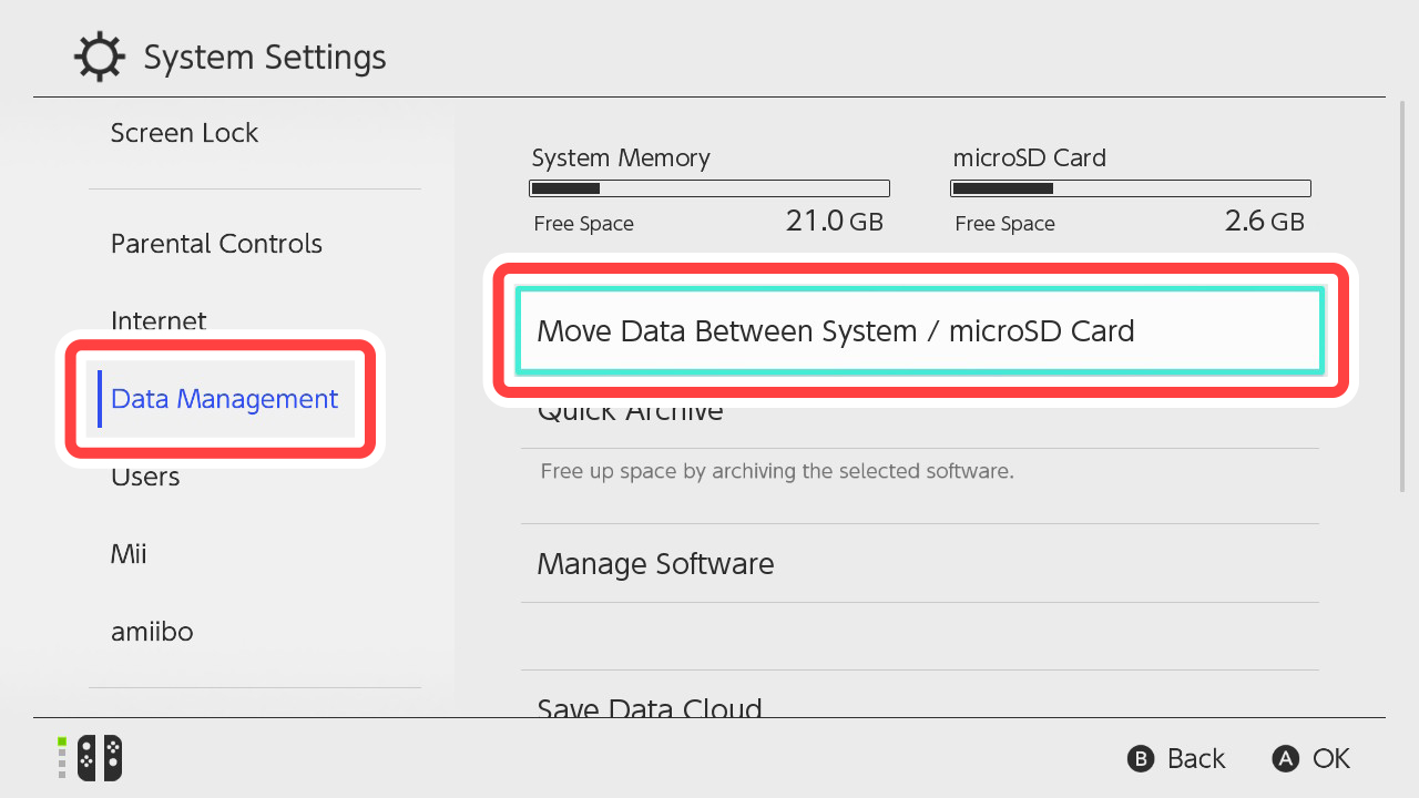 Nintendo Support: How to Archive Software