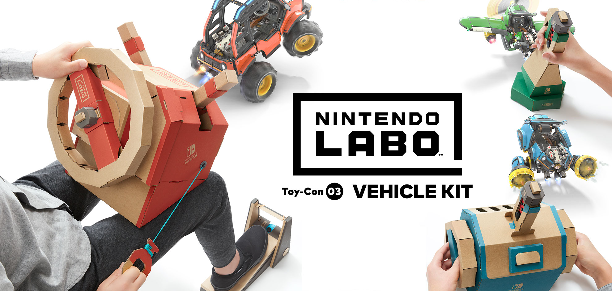 Nintendo Labo™ Toy-Con 03 Vehicle Kit | Nintendo Switch | Nintendo