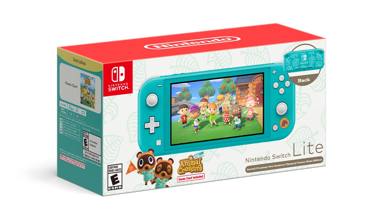 Nintendo Switch Lite - Animal Crossing: New Horizons Bundles