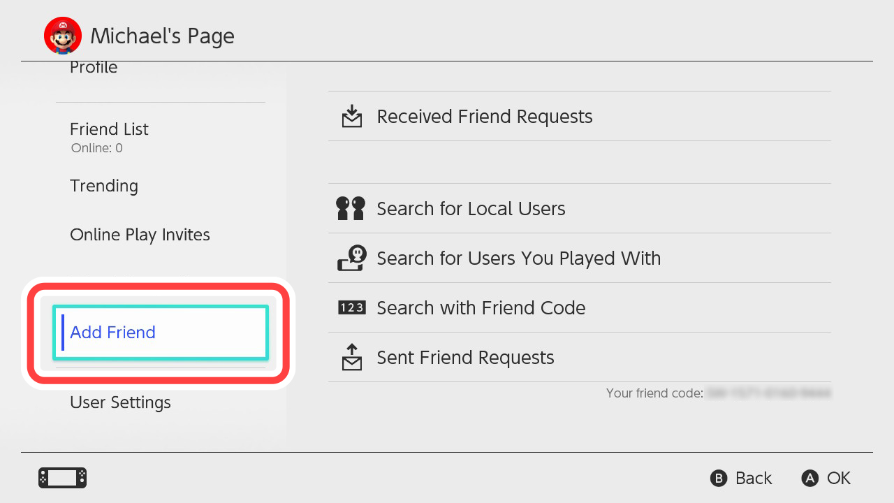 How to add a friend