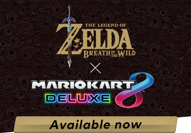 The Legend of Zelda: Breath of the Wild x Mario Kart 8 Deluxe Available now