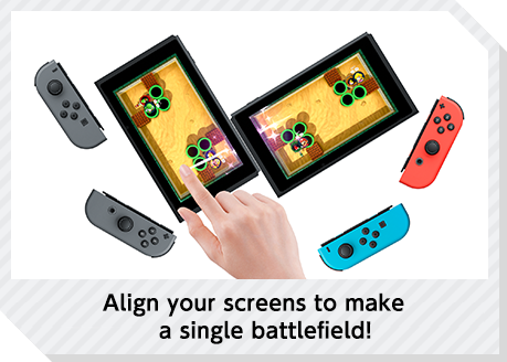 Align your screens to make a single battlefield!