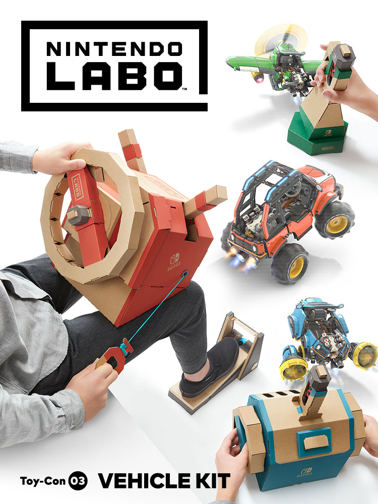 Overgivelse Ordsprog jurist Nintendo Labo Toy-Con 03 Vehicle Kit | Nintendo Switch | Nintendo