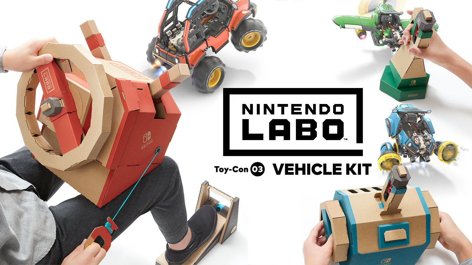 Nintendo Labo Toy-Con 03 Vehicle Kit | Nintendo Switch | Nintendo