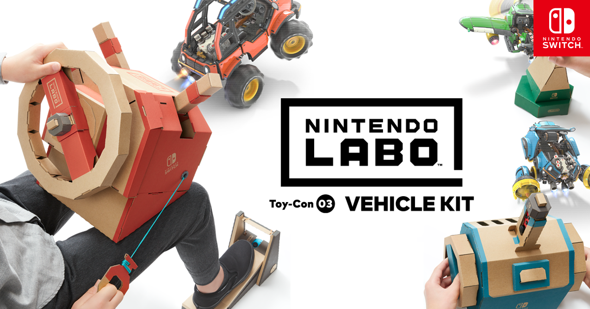 Overgivelse Ordsprog jurist Nintendo Labo Toy-Con 03 Vehicle Kit | Nintendo Switch | Nintendo